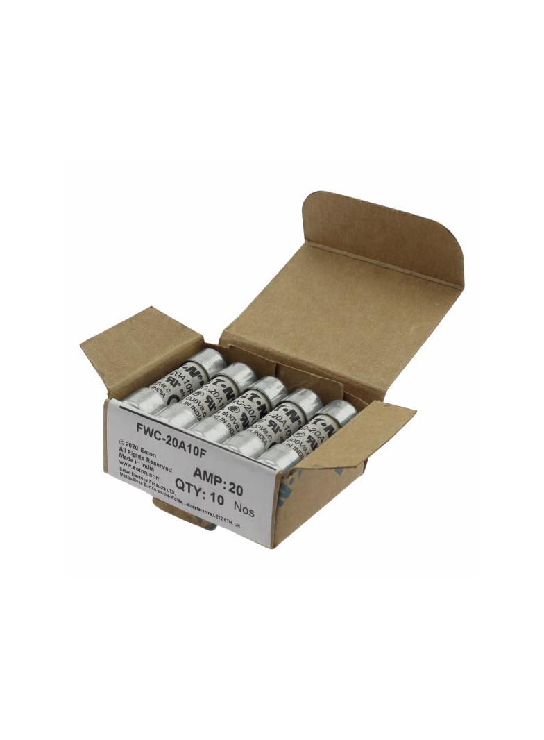 20AMP 600V AC UL FERRULE 10x38MM FUSE Wkładka szybka 20A AC 600V 10x38 mm aR UL FWC-20A10F EATON