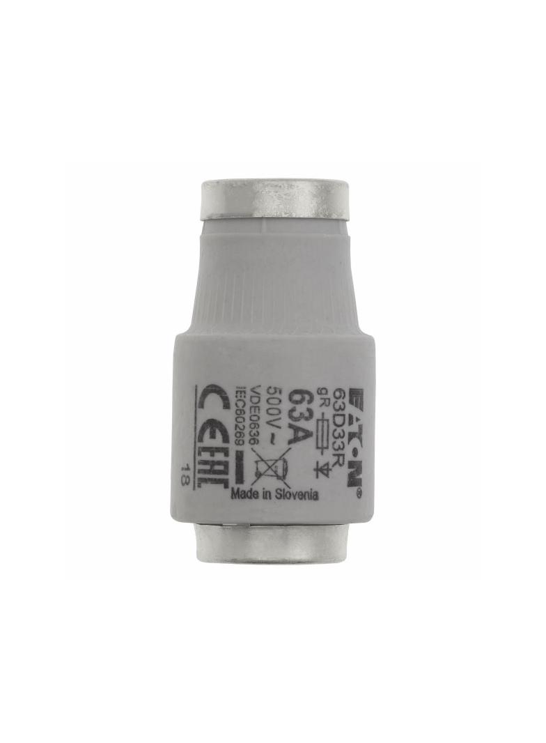 FUSE-D2 63A F GR 500VAC E33 Wkładka DIII 63A F GR 500VAC E33 63D33R EATON