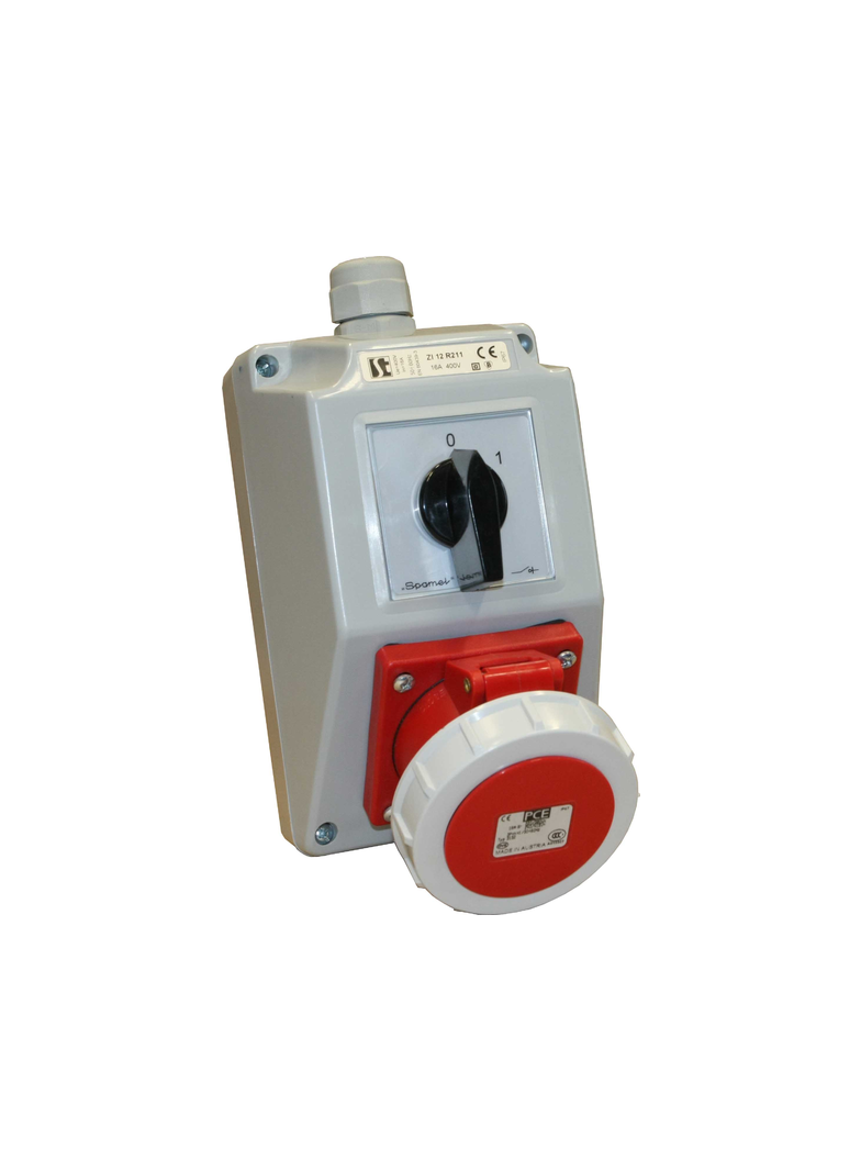 ZESTAW INSTALACYJNY IP67 O-I/16A,3P+N+PE,DŁAW.M25