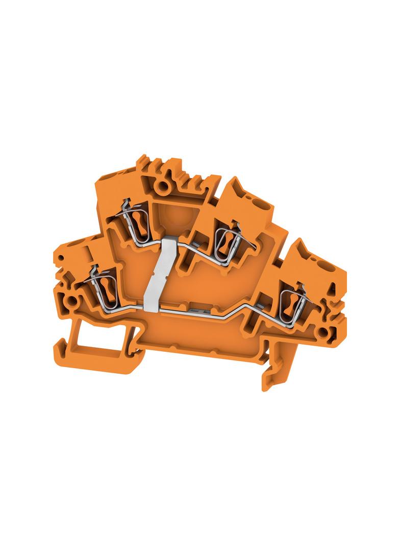 ZDK 2.5-2V BED OR Złączka szynowa przelotowa /50szt./ WEIDMULLER