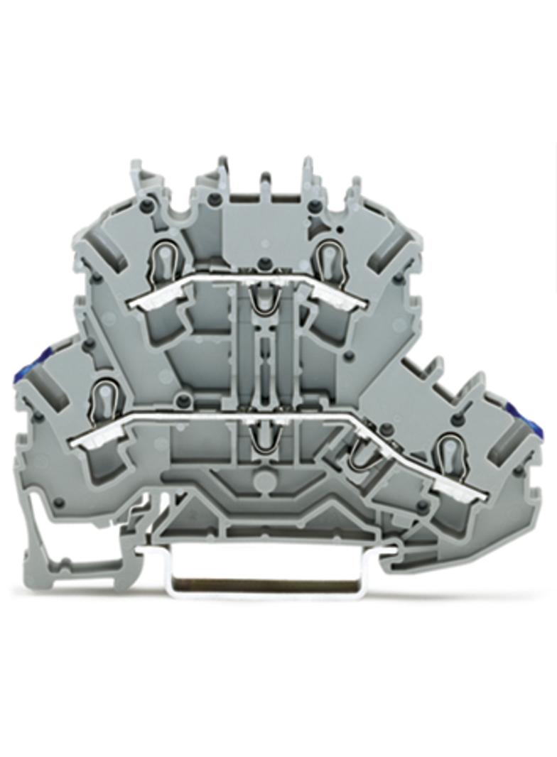 TOPJOBS złączka 2-piętrowa 2,5 mm2 N/L szara