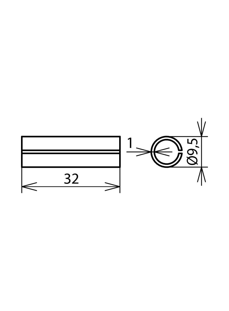 Tuleja bimetaliczna Cu na zewn. Al wewn.