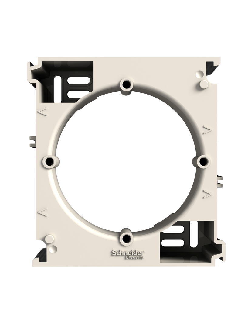 Asfora, podstawa naścienna rozszerzająca, krem