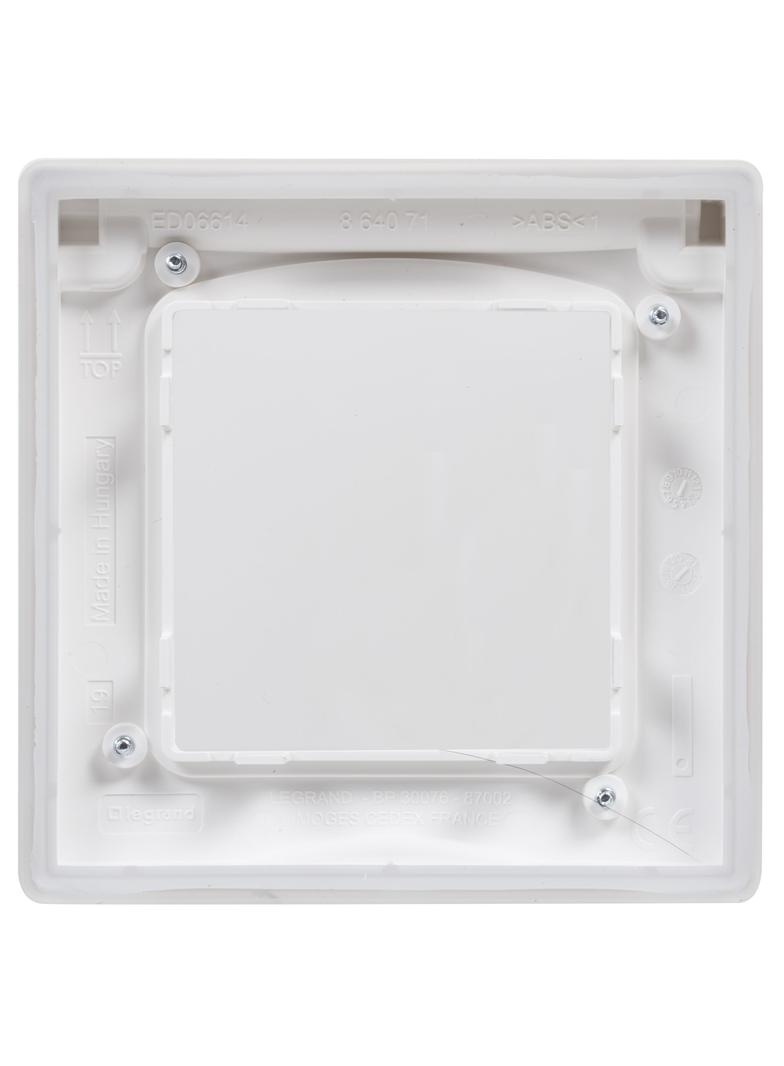 Niloe Step Ramka Pojedyncza IP44 Kolor Biały 863196 LEGRAND
