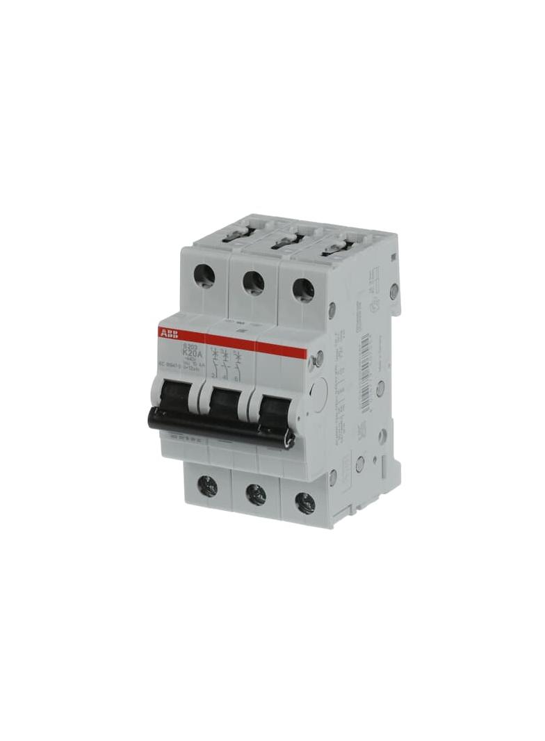 S203-K20 Wyłącznik nadprądowy 6kA 3P K20A 2CDS253001R0487 ABB