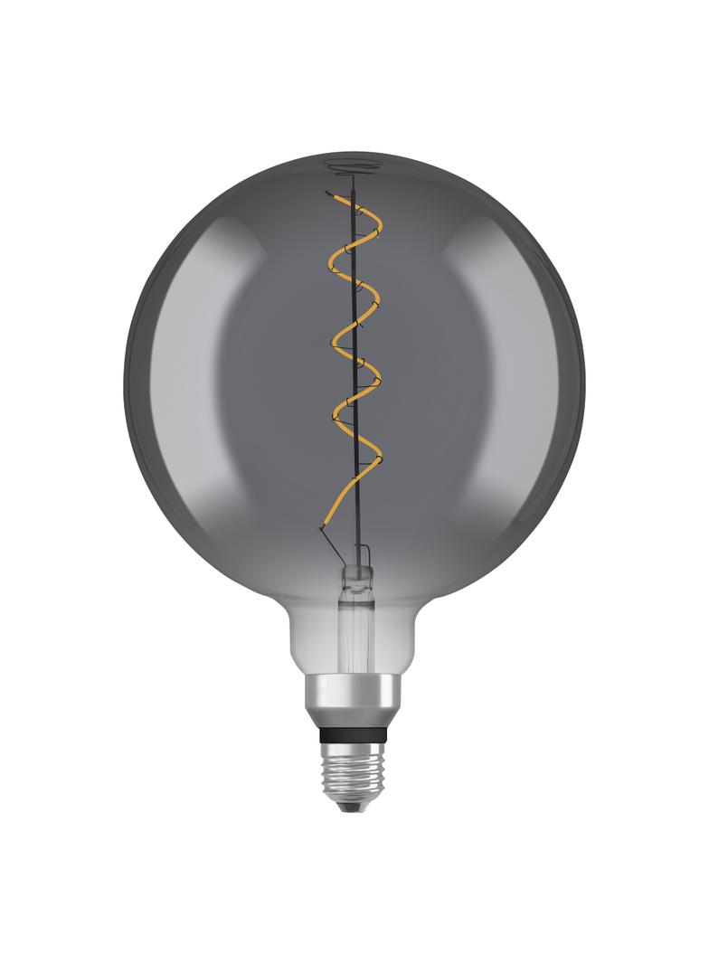 Lampa LED Vintage 1906 dim CL GLOBE200 Filament szkło przezroczyste SMOKE 12 dim 5W 818 E27