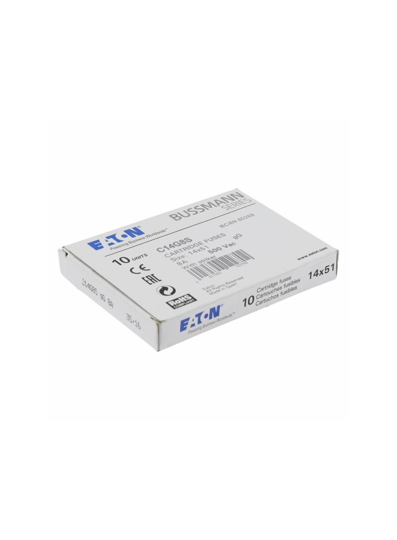 C14G8S Wkładka cylindryczna z wybijakiem 14x51 8A GG 690V AC C14G8S EATON