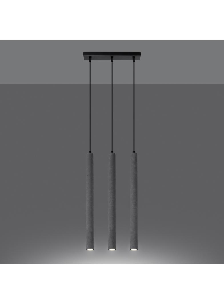 Sollux Lampa wisząca PASTELO 3L beton SL.1272