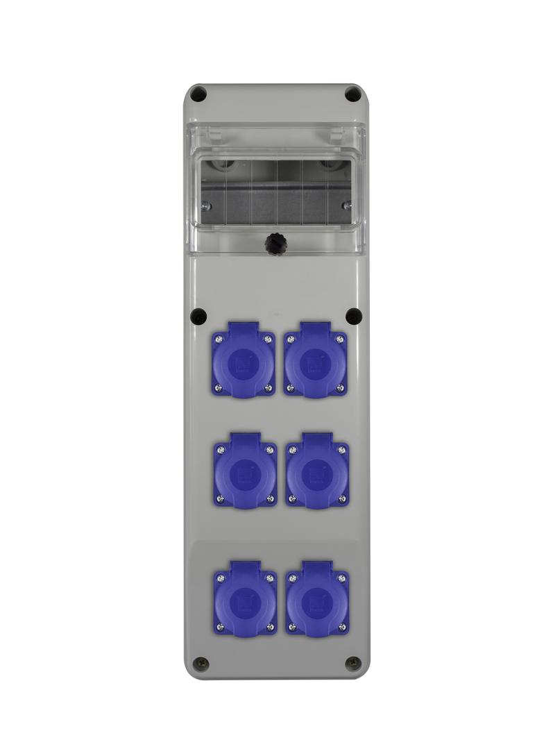 rozdz.R-BOX SLIM 6S 6x230V