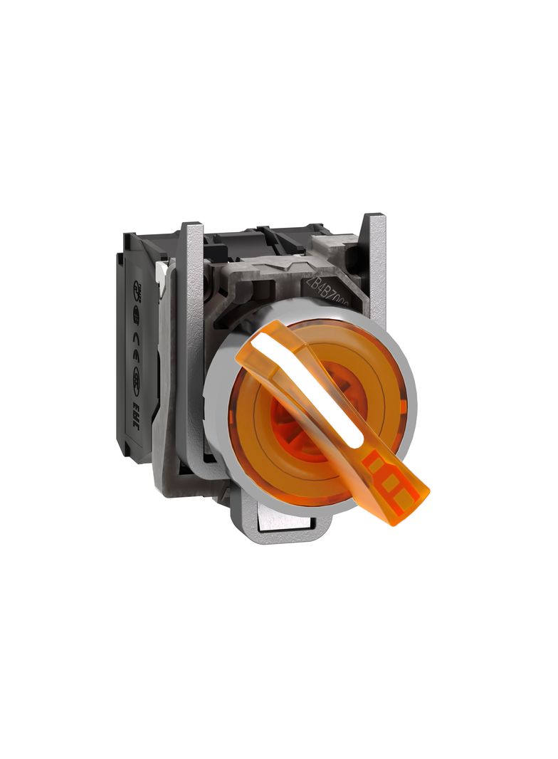 Harmony XB4 Przełącznik 2 położeniowy metalowy LED 230/240V XB4BK125M5 Schneider