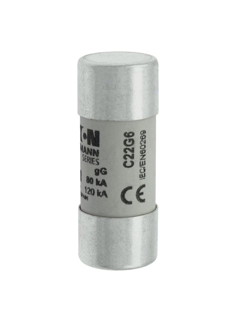 wkładka bezpiecznikowa cylindryczna 22x58 6A GG 690V AC C22G6 EATON
