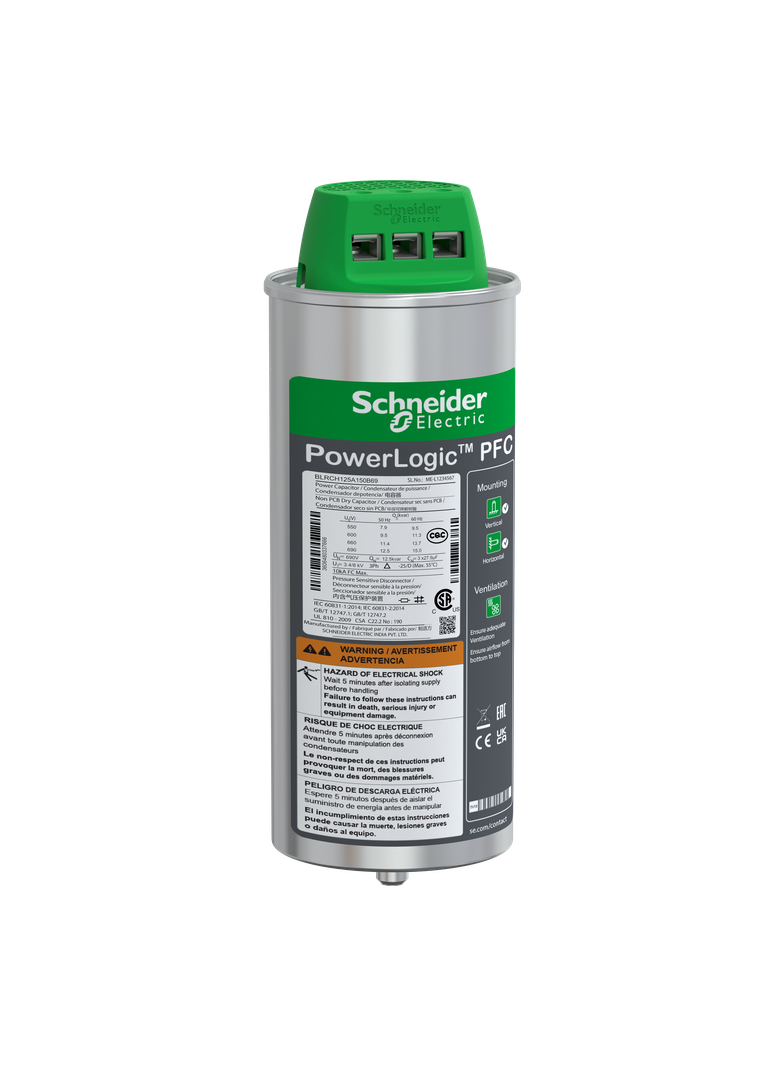 VarplusCan Kondesator 400V 20 kvar BLRCH200A240B40 Schneider