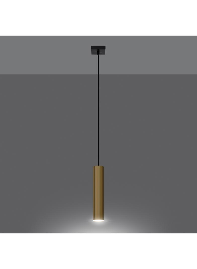 Sollux Lampa Wisząca LAGOS 1 złoty połysk SL.1200