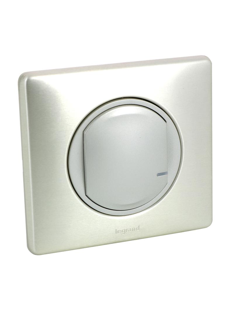 CELIANE WITH NETATMO - ŁĄCZNIK CONNECTED Z FUNKCJĄ ŚCIEMNIANIA TYTANOWY, Legrand