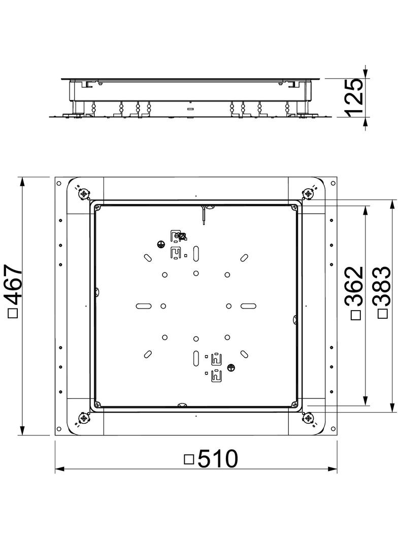 UZD350-3, PUSZKA PRZELOTOWA I ROZGAŁĘŹNA 510X467X70
