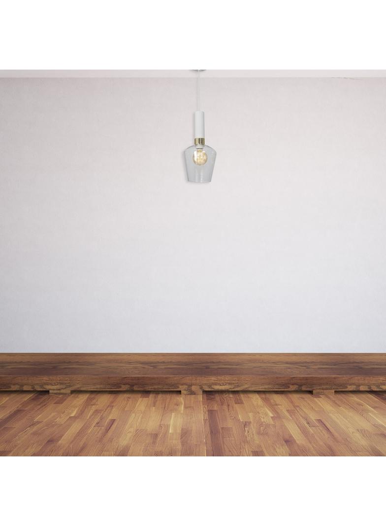 MILAGRO Lampa wisząca ROMA WHITE 1xE27