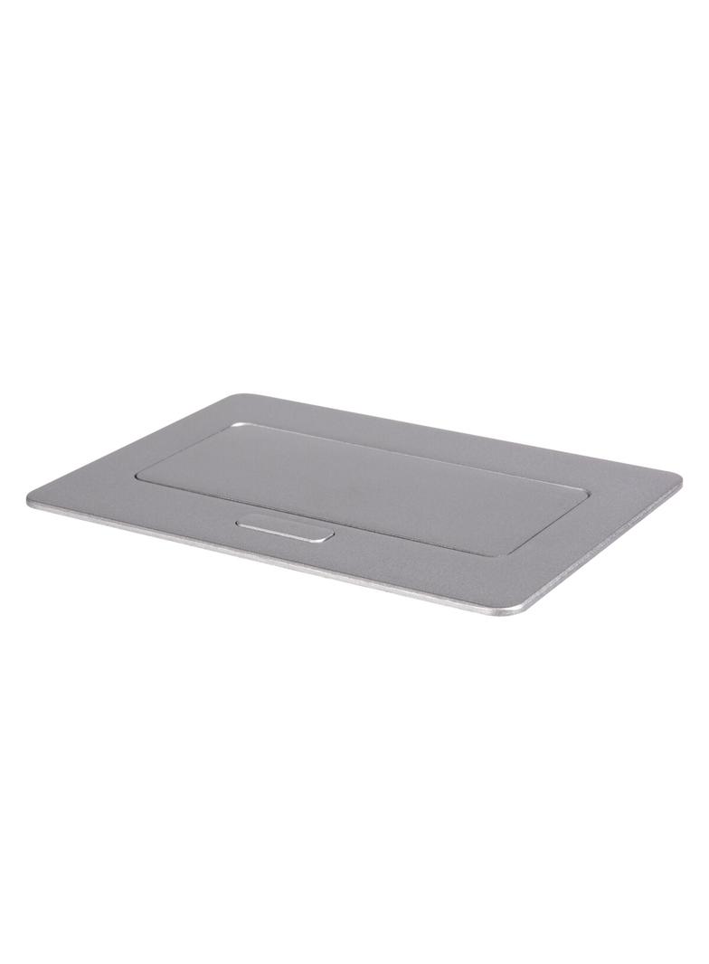 Puszka stołowa soft POP-UP metalowa 2 x M45 srebrny BIURO+ 28313 KANLUX