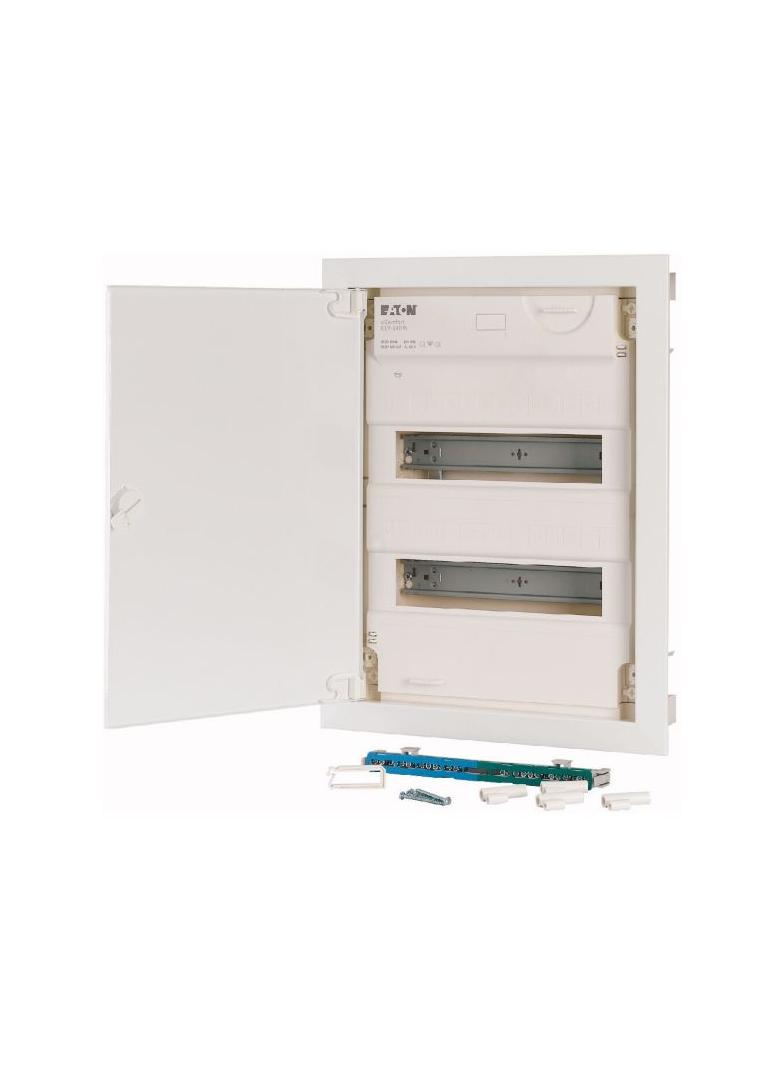 KLV-24HWS-F Rozdzielnica modułowa do ścian z regipsu płaska 2x12 kl.II IP30 zawiera listwy N/PE 1788