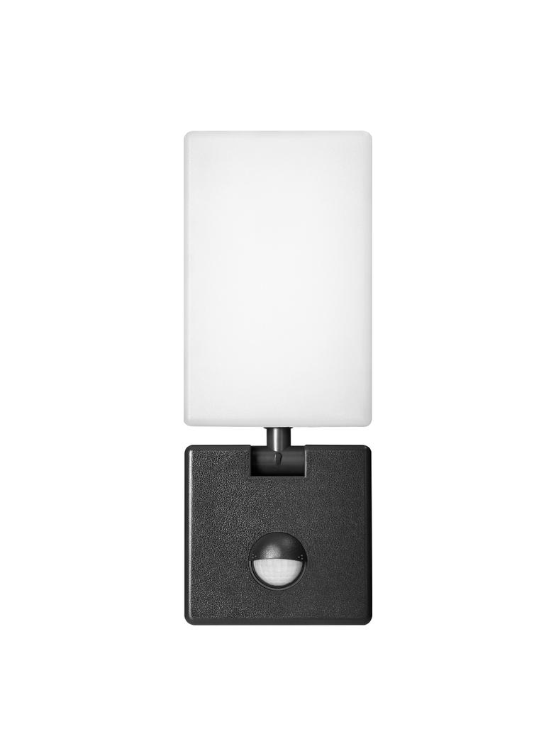 Oprawa ogrodowa z czujnikiem ruchu PIR ENID LED 10W 800lm IP65 4000K czarny AD-OP-6605BLPMR4 ORNO