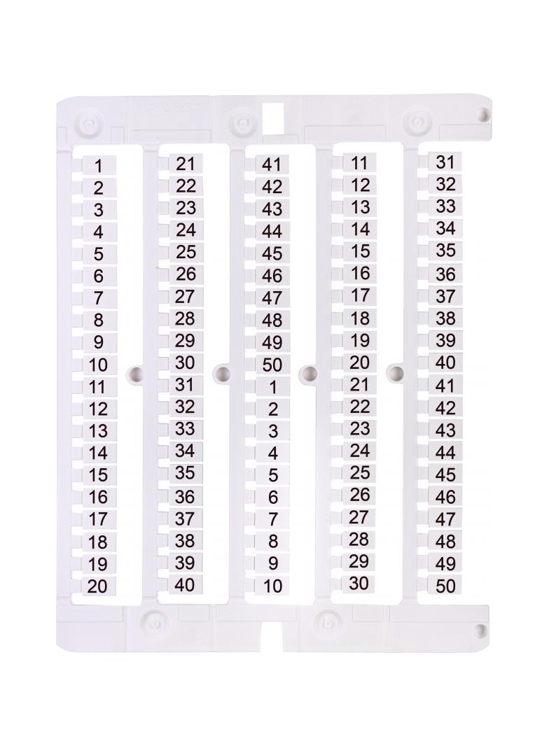 Oznacznik 1 do 50 (100 szt.) ES-NU0851001 003903077 ETI