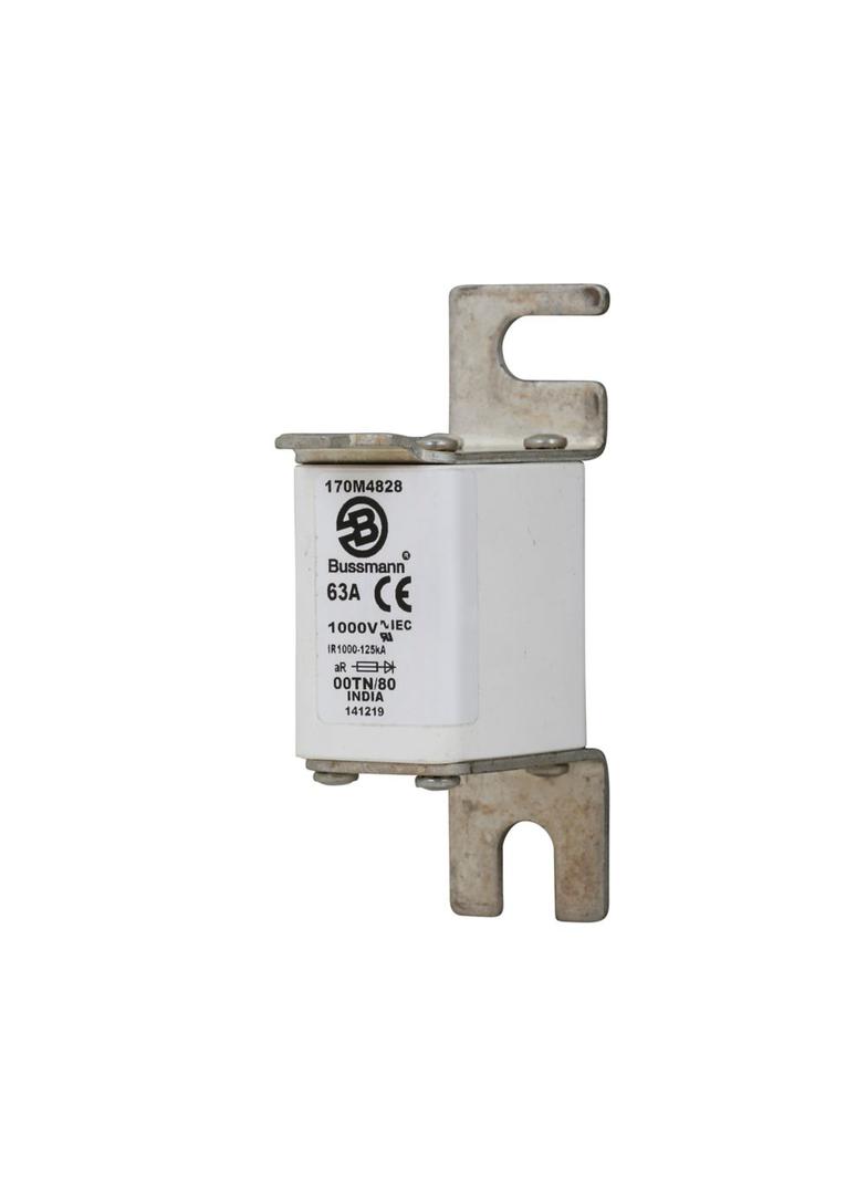 63A 1000V 00TN/80 aR INDICATOR FUSE Wkładka szybka 63A AC 1000V rozmiar 00 30x47x98 mm aR D 170M4828