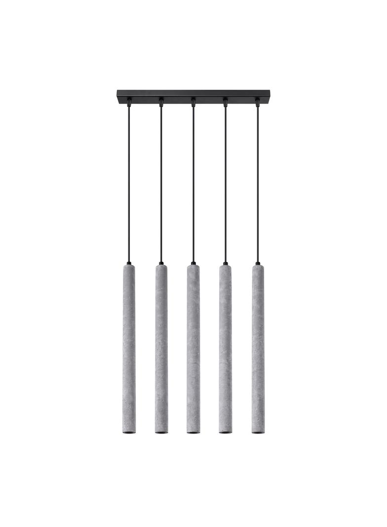 Sollux Lampa wisząca PASTELO 5L beton SL.1274