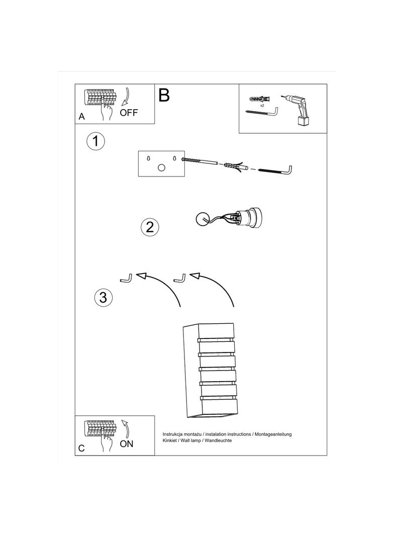 Sollux Kinkiet ceramiczny SAMIR SL.0161