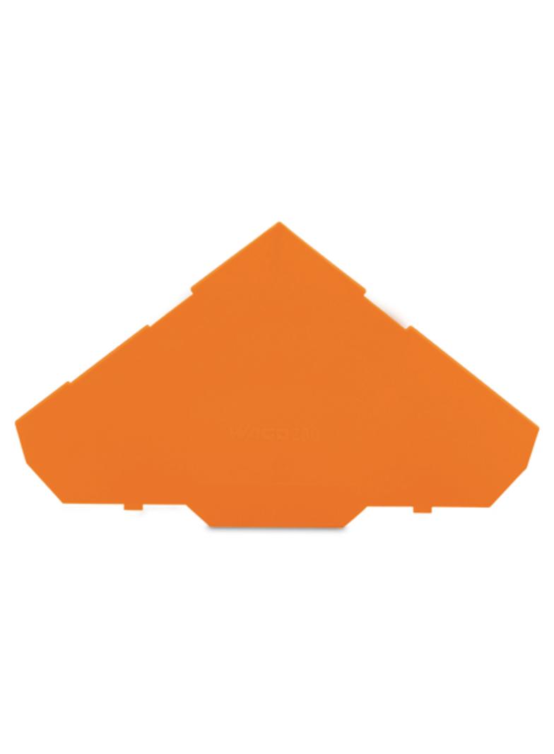 ścianka końcowa pomarańczowa