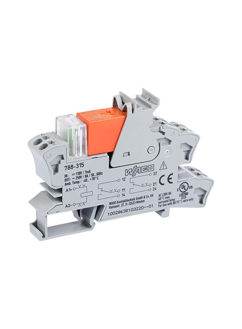 Podstawka z przekaźnikiem 110V DC 8A 2P /20szt./ 788-315 WAGO