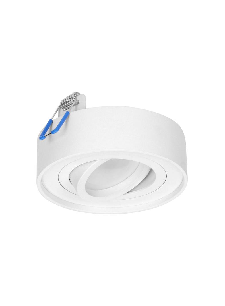 SORMUS R ramka dekoracyjna oprawy punktowej MR16/GU10 max 50W regulowana koło biała AD-OD-6169/W ORN