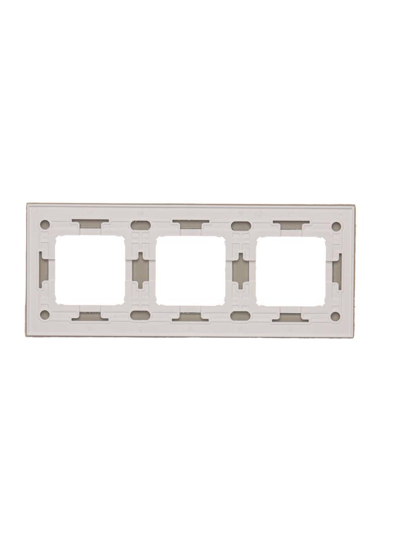 Simon 54 Nature Ramka 3-krotna Nature-Beton AL BETONE IP20/IP44* (*IP44-należy zastosować zestaw uszczelek DUN3) DRN3/91 KONTAKT