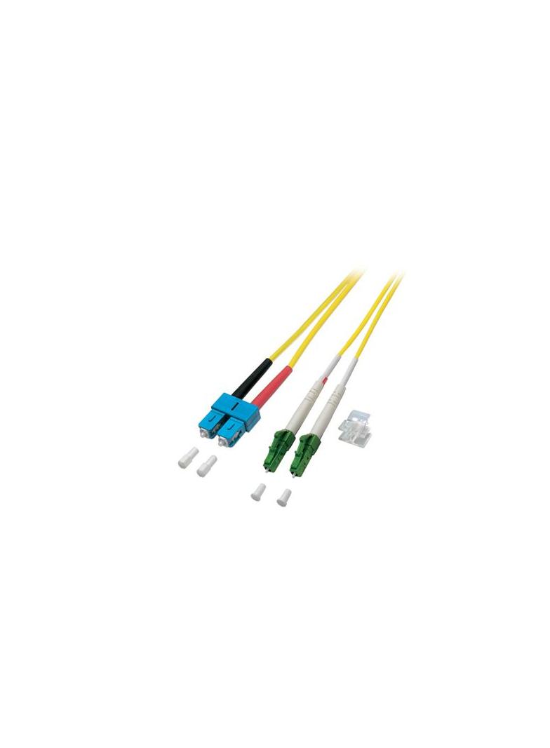 Patchcord SM, 9/125, SC/PC-LC/APC duplex dł. 7,5m