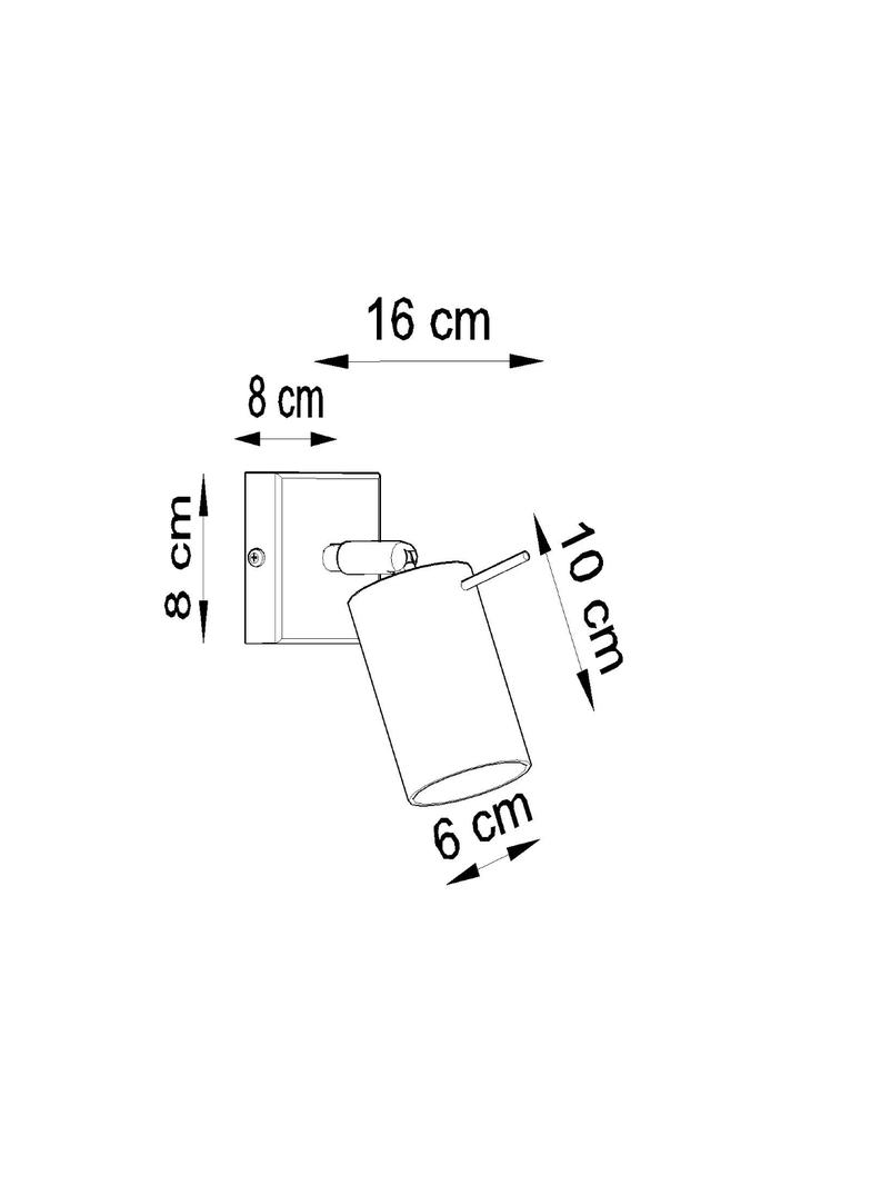 Sollux Kinkiet RING biały SL.0087