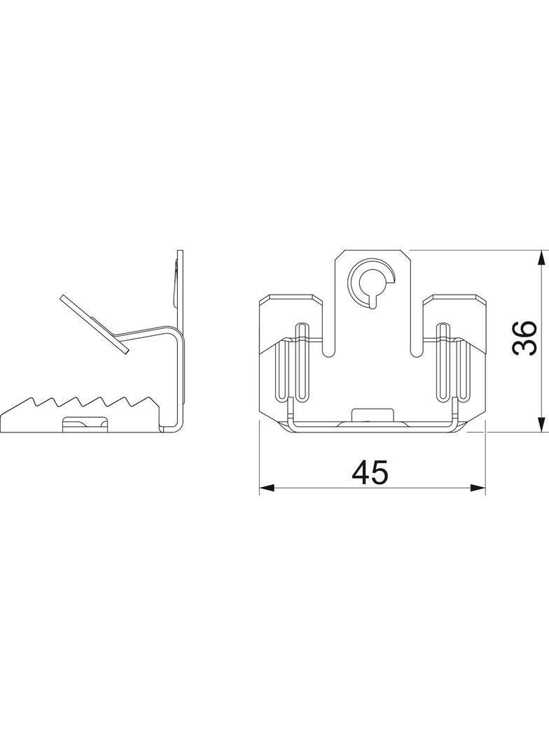 BCUIT 14-20mm M6, Klamra nośna
