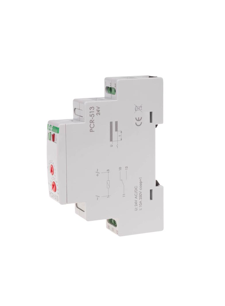Przekaźnik czasowy rewersyjny styki: 1Z/R 24V PCR-513-24V F&F