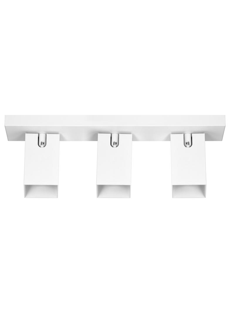 KUBAR SP 3, oprawa ścienno-sufitowa, GU10 max. 3x35W, IP20, biała AD-OP-6511WGU10 ORNO