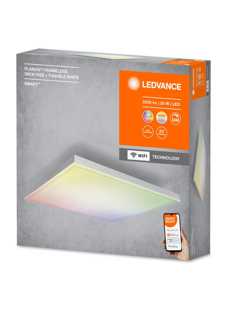 Oprawa SMART+ Planon Frameless Square WIFI TW + RGB 300x300