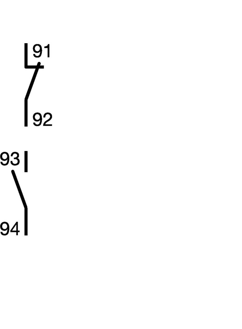 Styk sygnalizacyjny do MCB RCBO 1NO+1NC Ith=6A 230VAC MZ202 HAGER
