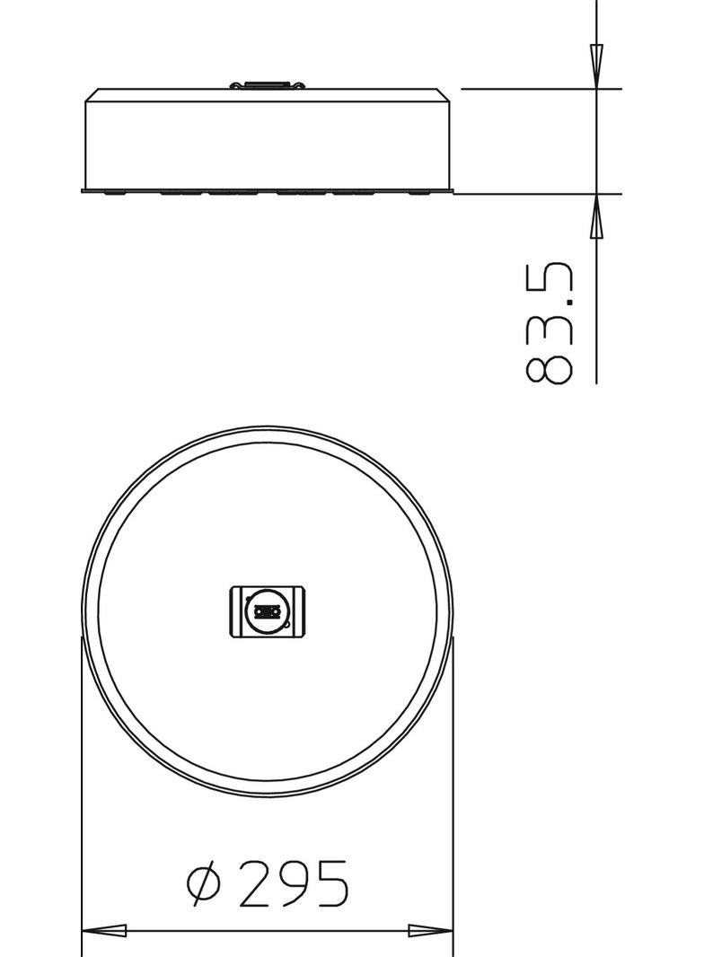 TrayFix-10-S, Podstawa betonowa do koryt
