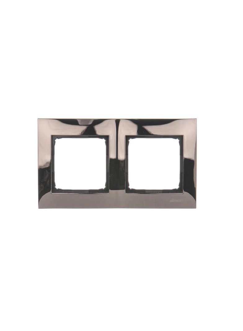 Simon 54 Premium Ramka 2-krotna PREMIUM IP20 / IP44 ciemna stal DR2/67 KONTAKT
