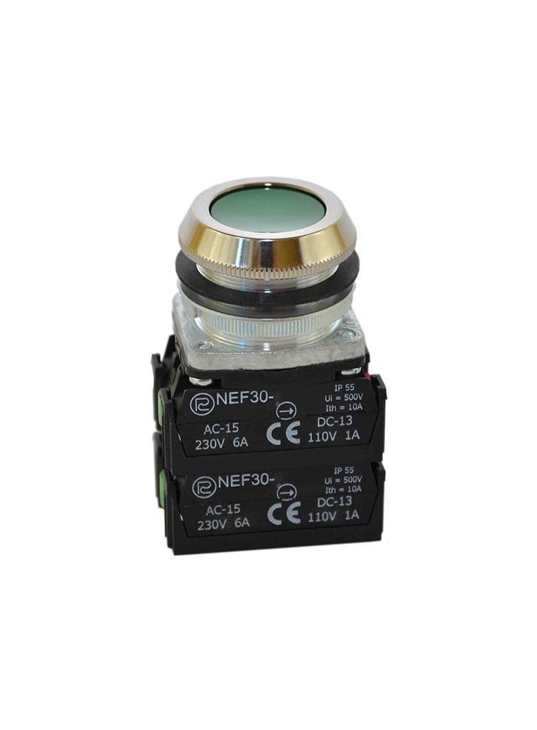 Przycisk NEF30-K4X zielony