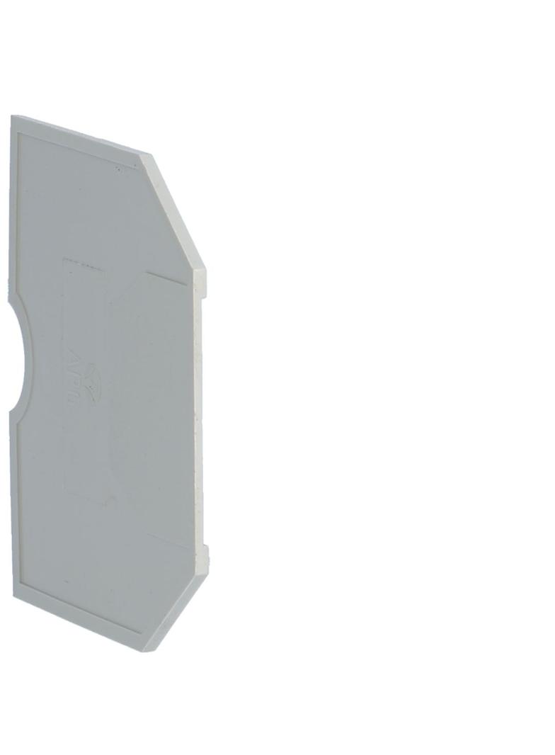 Osłona końcowa do zacisku 6mm2 KWE02G HAGER