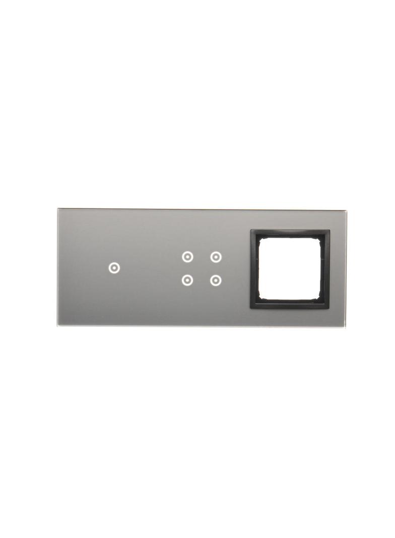 Simon 54 Touch Panel dotykowy S54 Touch 3 moduły 1 pole dotykowe + 4 pola dotykowe + 1 otwór na osprzęt S54 burzowa chmura DSTR3140/72 KONTAKT