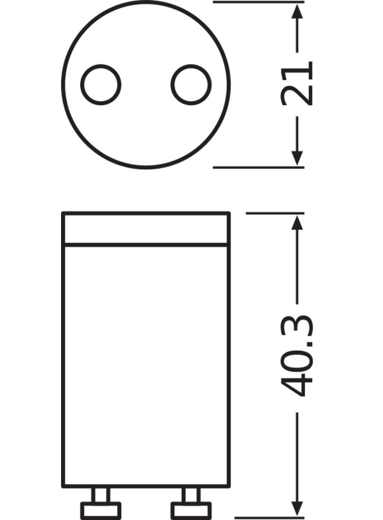 Starter do tub LED T8 FS2