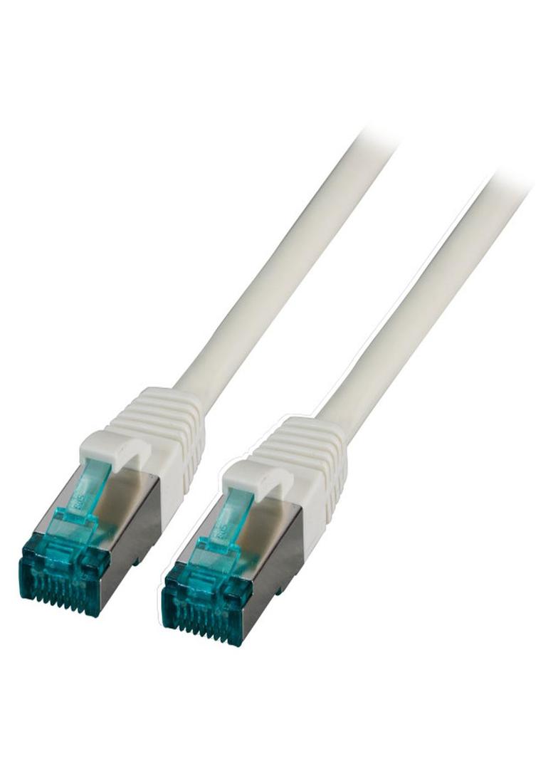 Patchcord RJ45 S/FTP kat. 6A LSZH szary 30m MK6001.30G