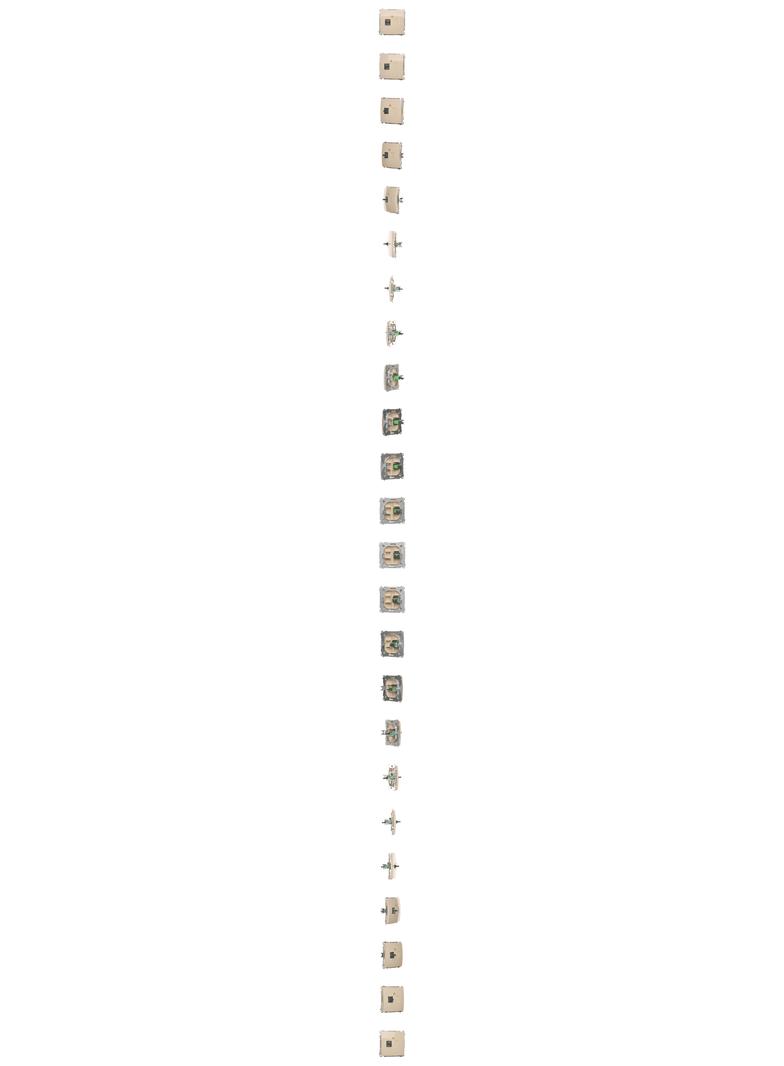 Simon Basic Gniazdo światłowodowe / optyczne pojedyncze SC/APC beż