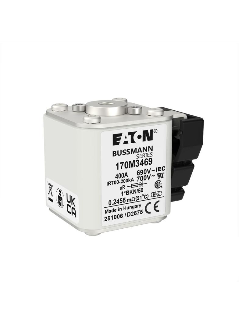 FUSE 400A 690V 1*BKN/50 AR UC Wkładka szybka 400A AC 690V rozmiar 1 aR IEC UL 170M3469 EATON