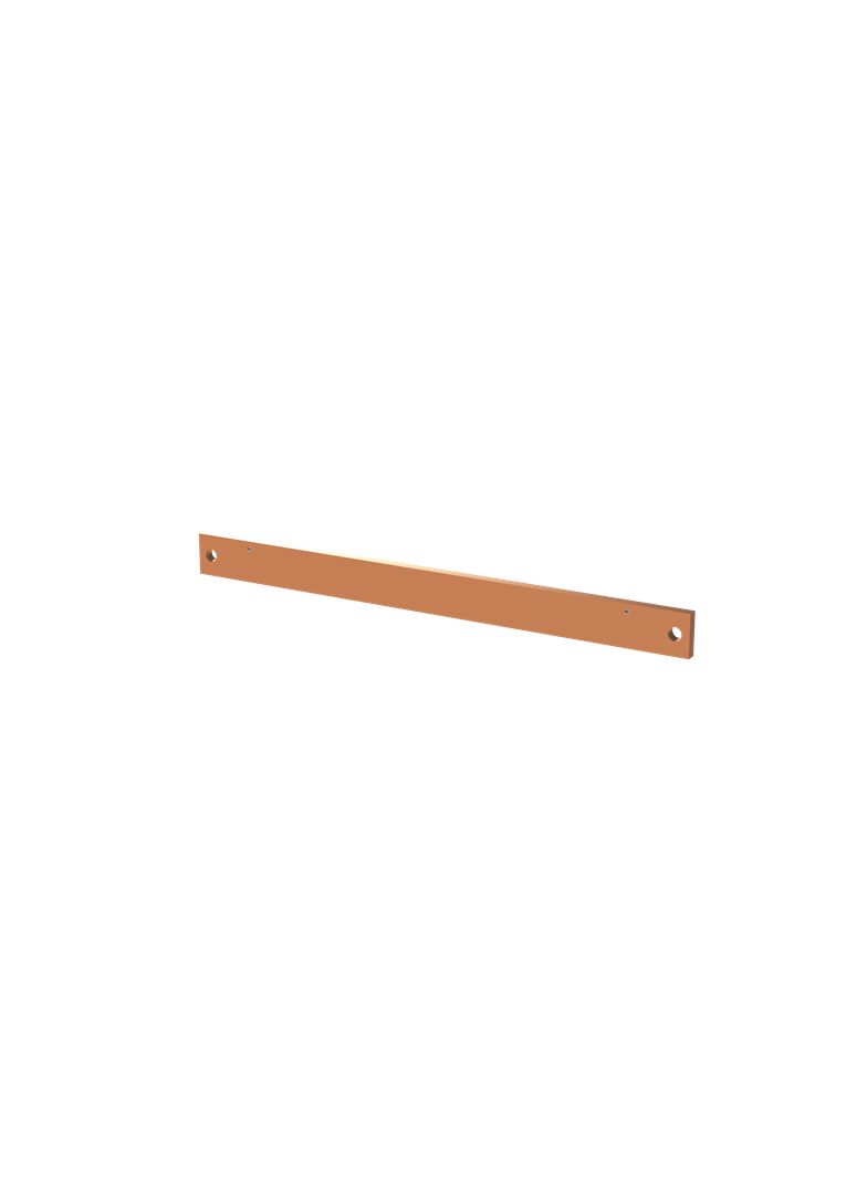 ZX1032 Szyna Cu 40x10mm, L:496mm