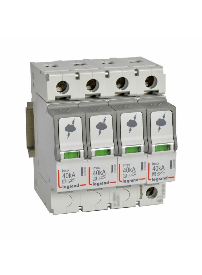 OGRANICZNIK PRZEPIĘĆ T2 40 KA 4P IT-440V, Legrand