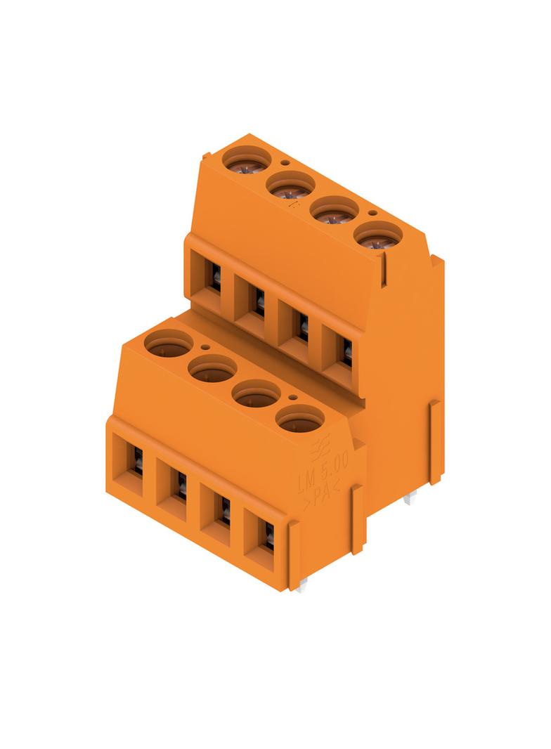 LM2N 5.08/08/90 3.5SN OR BX Listwa zaciskowa do płytek drukowanych /56szt./ WEIDMULLER